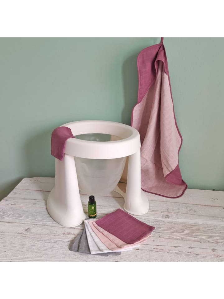 Makian Mull-Waschhandschuh 8er Pack 15 x 20 cm - Orchidee in rosa,lila günstig kaufen onesize