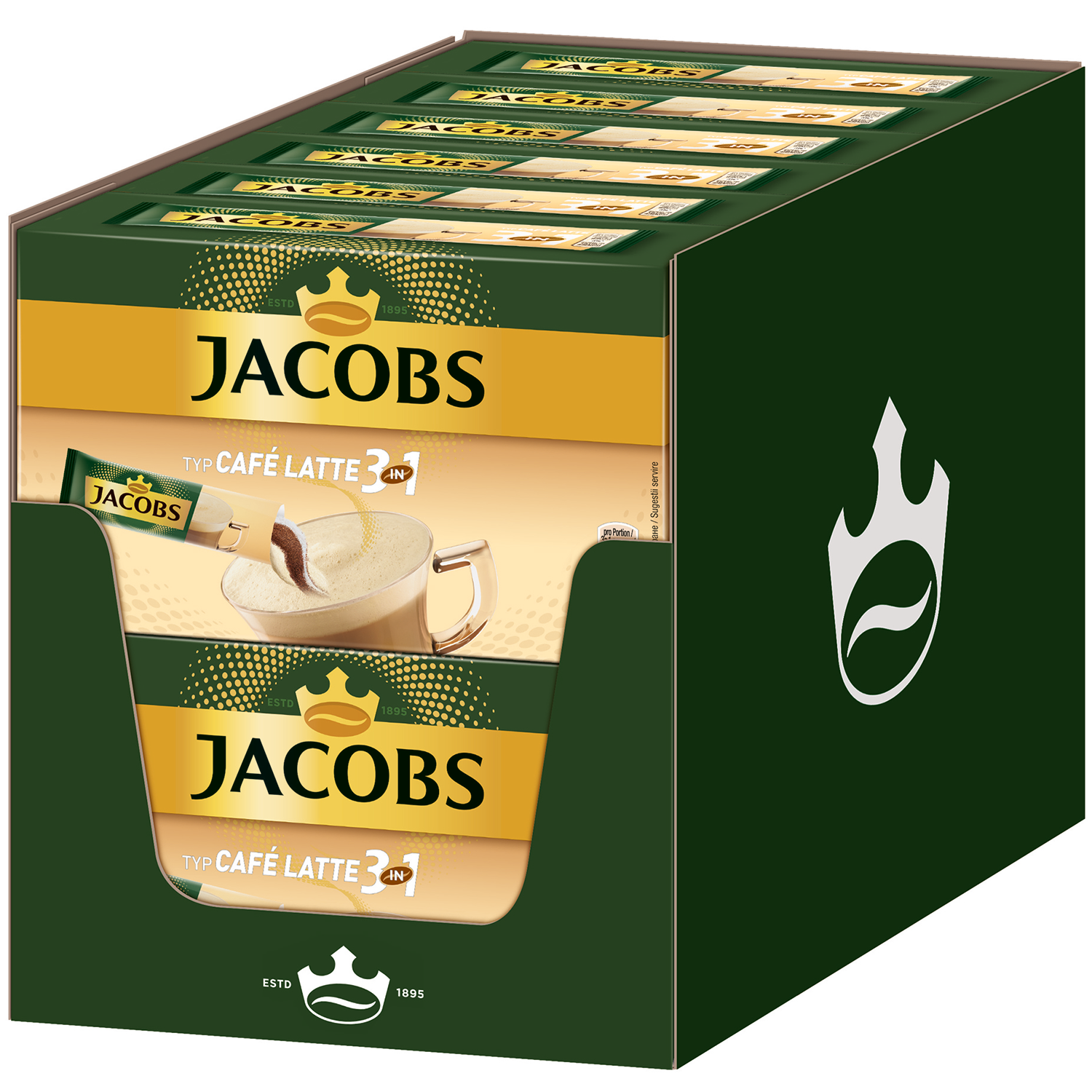 Jacobs Typ Café Latte 3in1 Sticks 10er