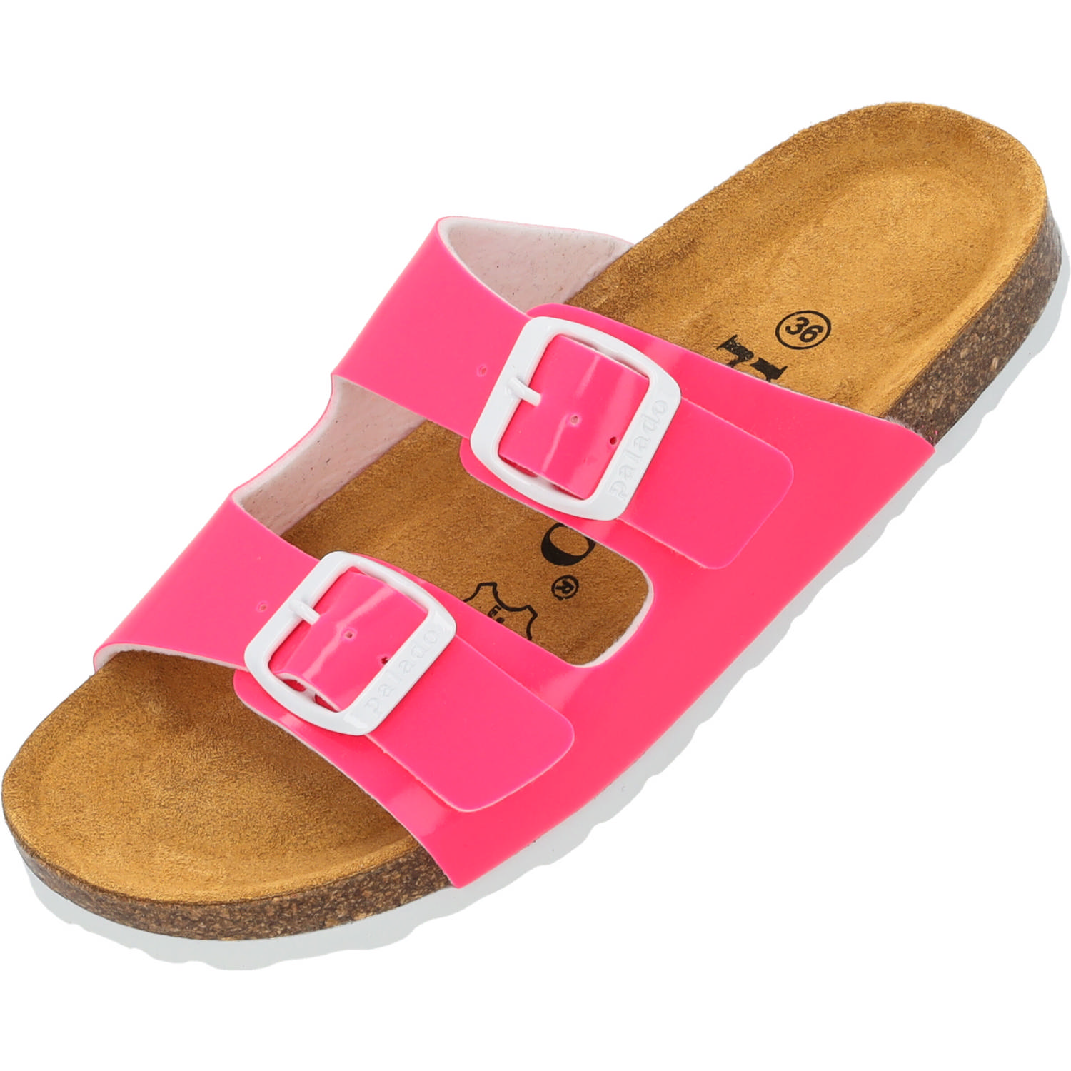 Palado Kids Korfu G Lack, Pantoletten, Kinder, Pink Neon