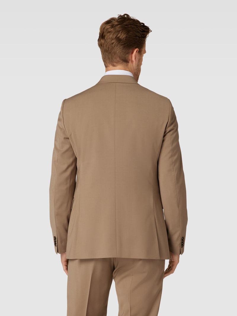 Anzug mit Reverskragen in beige