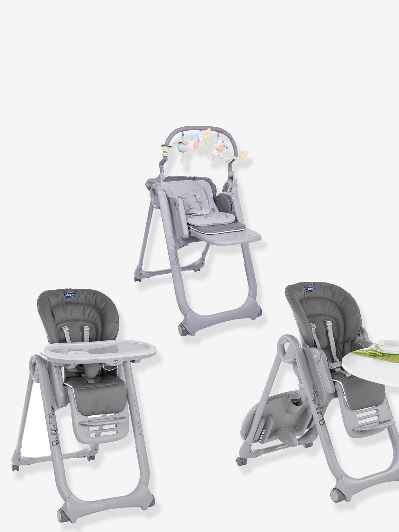 Chicco 2-in-1-Hochstuhl POLLY MAGIC RELAX CHICCO - grau