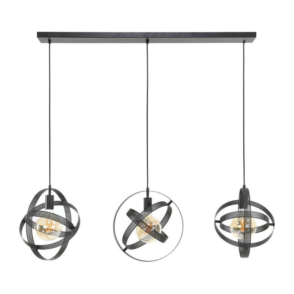 famlights Hängeleuchte, Pendelleuchte Lenny in Altsilber E27 3-flammig, keine Angabe, Leuchtmittel enthalten: Nein, warmweiss, Hängeleuchte, Pendellampe, Pendelleuchte