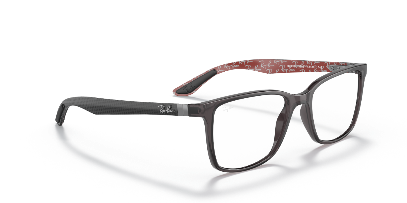 RB8905 OPTICS - Gri transparent lucios