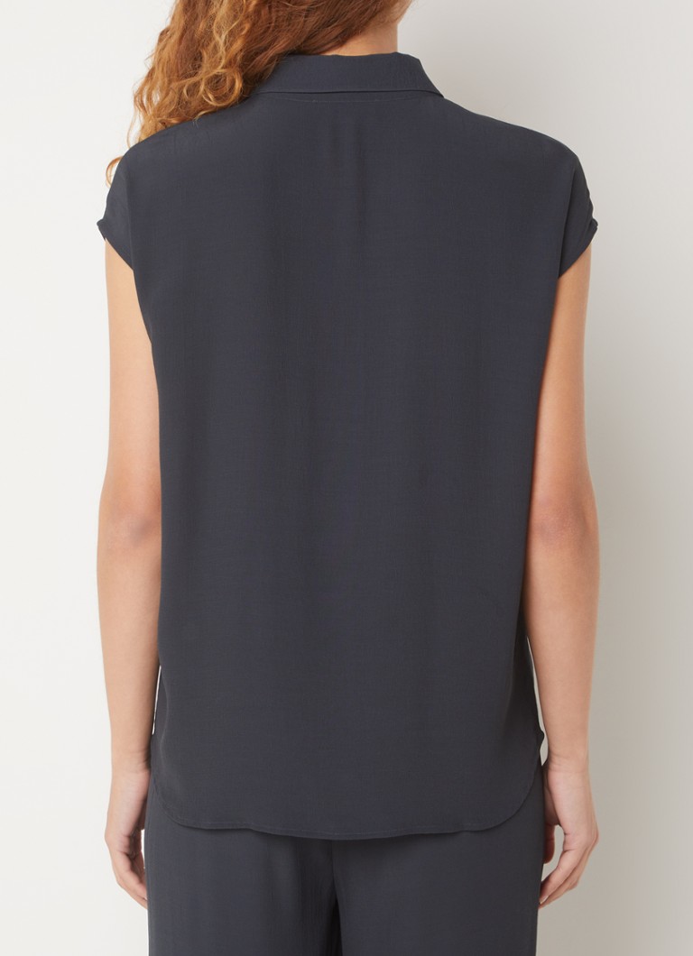 Kiek Bluse aus strukturiertem Crêpe von by-bar