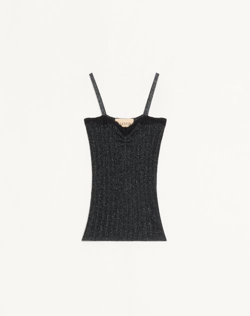 Lurex gebreide top