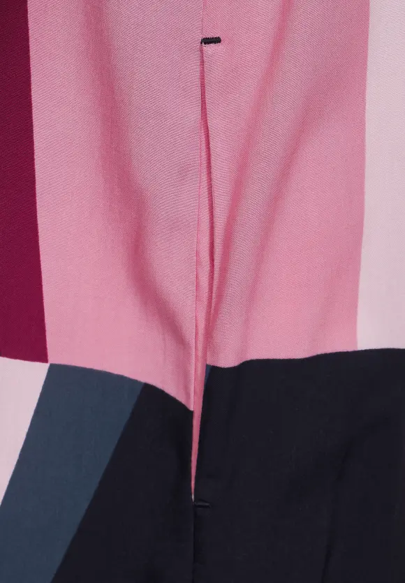 Street One Printkleid mit Smokdetails
