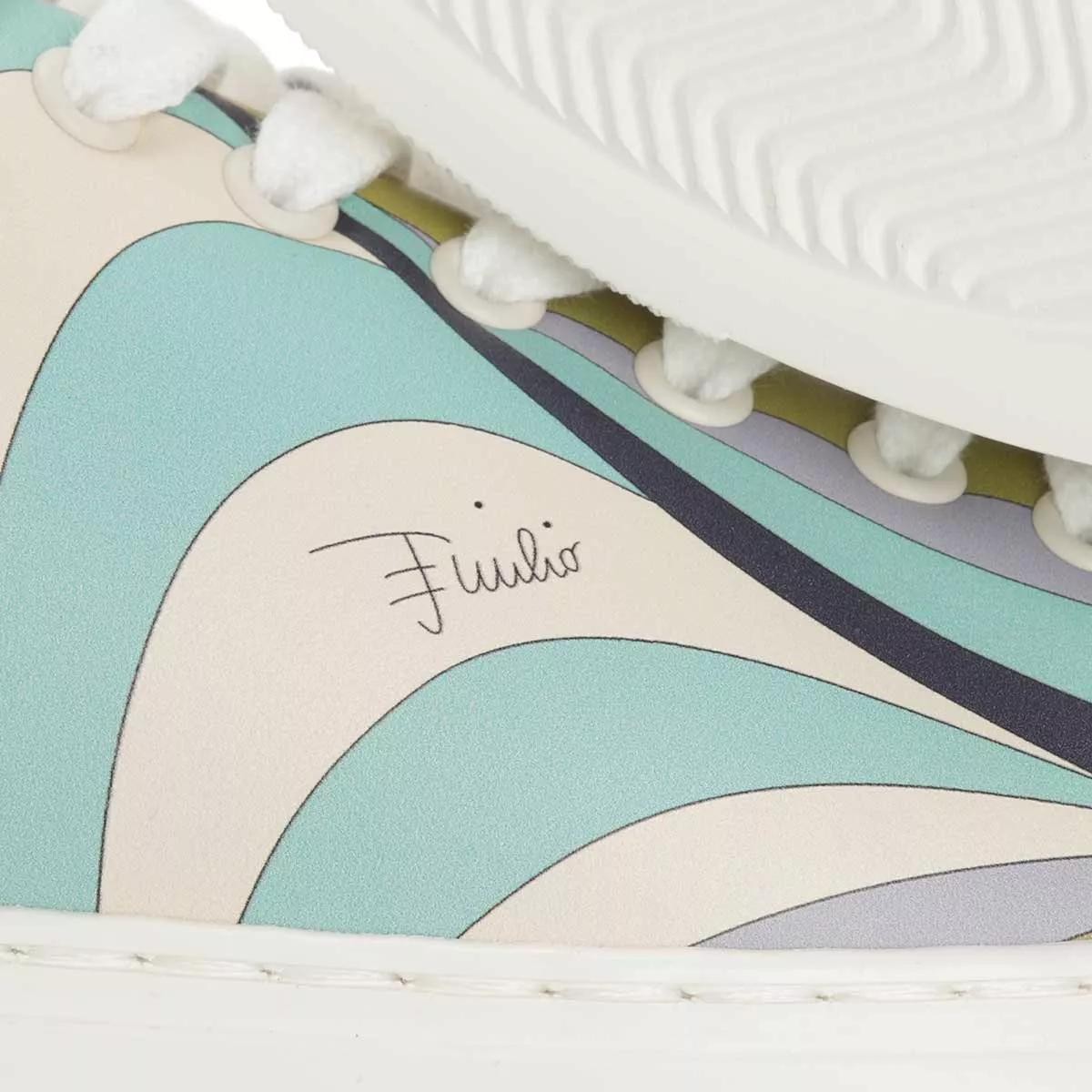 EMILIO PUCCI Freizeit Schnürer bunt Low-Top Sneaker