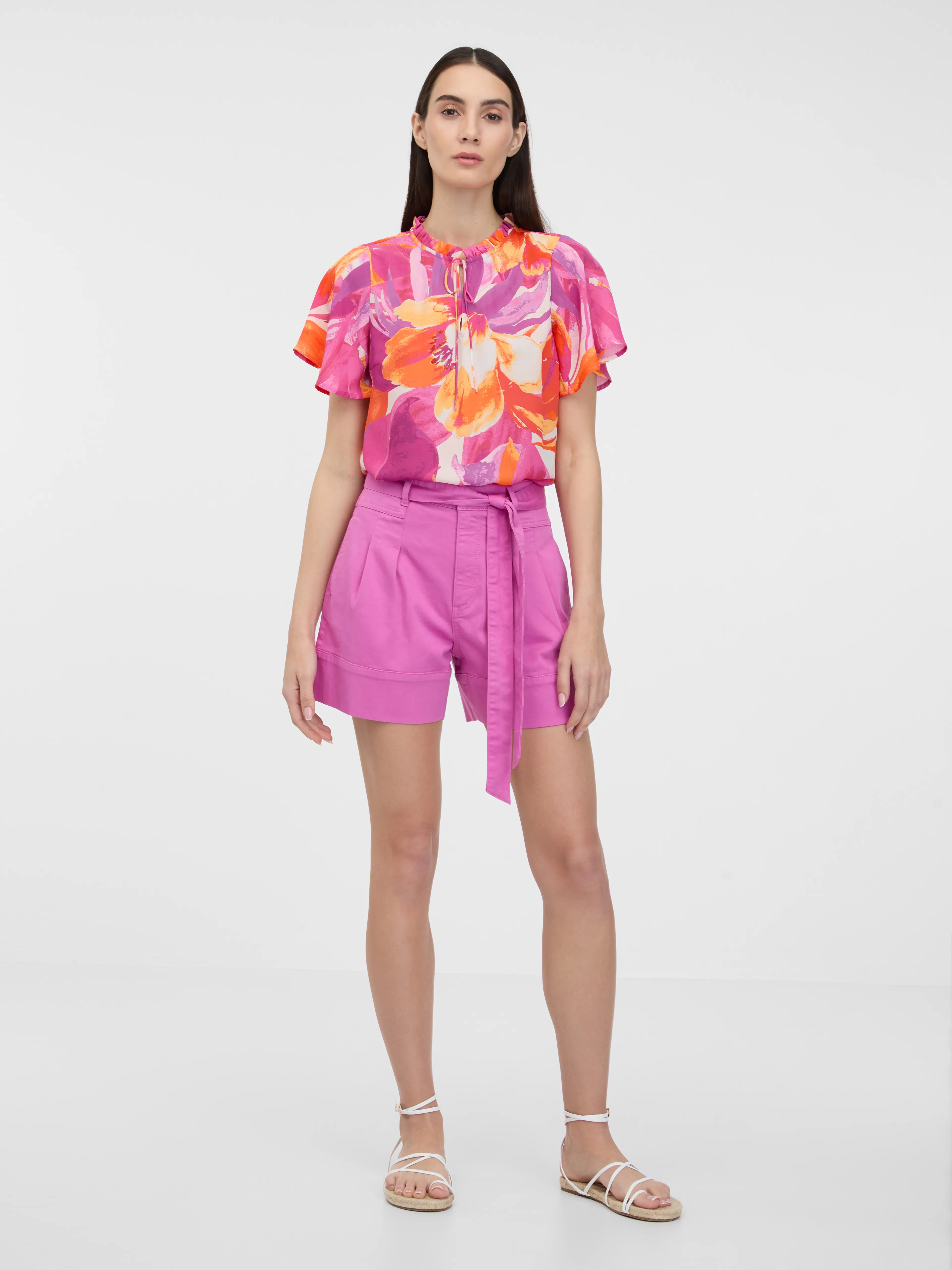 Rosa Damen-Jeans-Shorts ORSAY