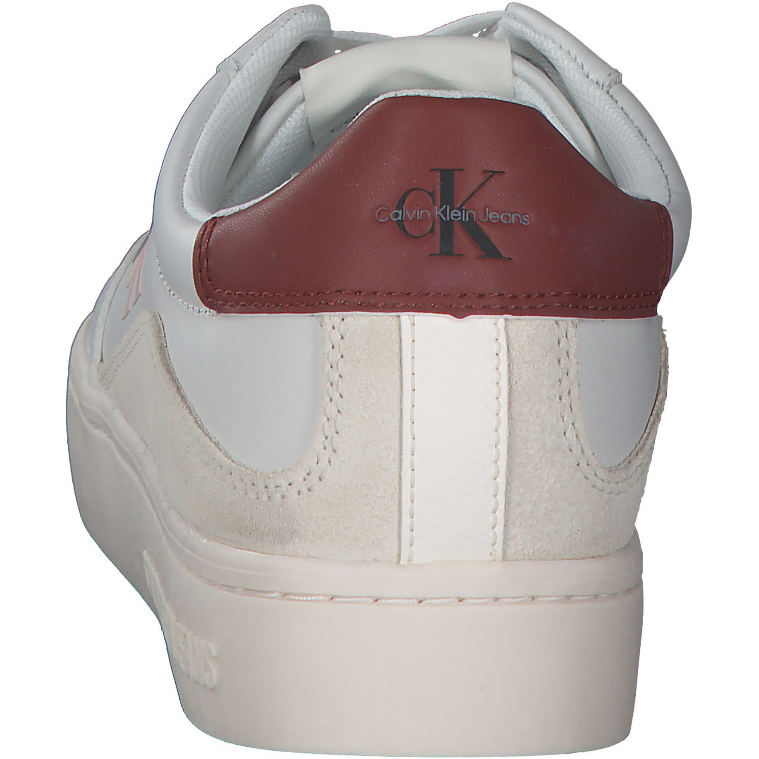Calvin Klein YW0YW00699, Sneakers Low, Damen, White/Terracotta