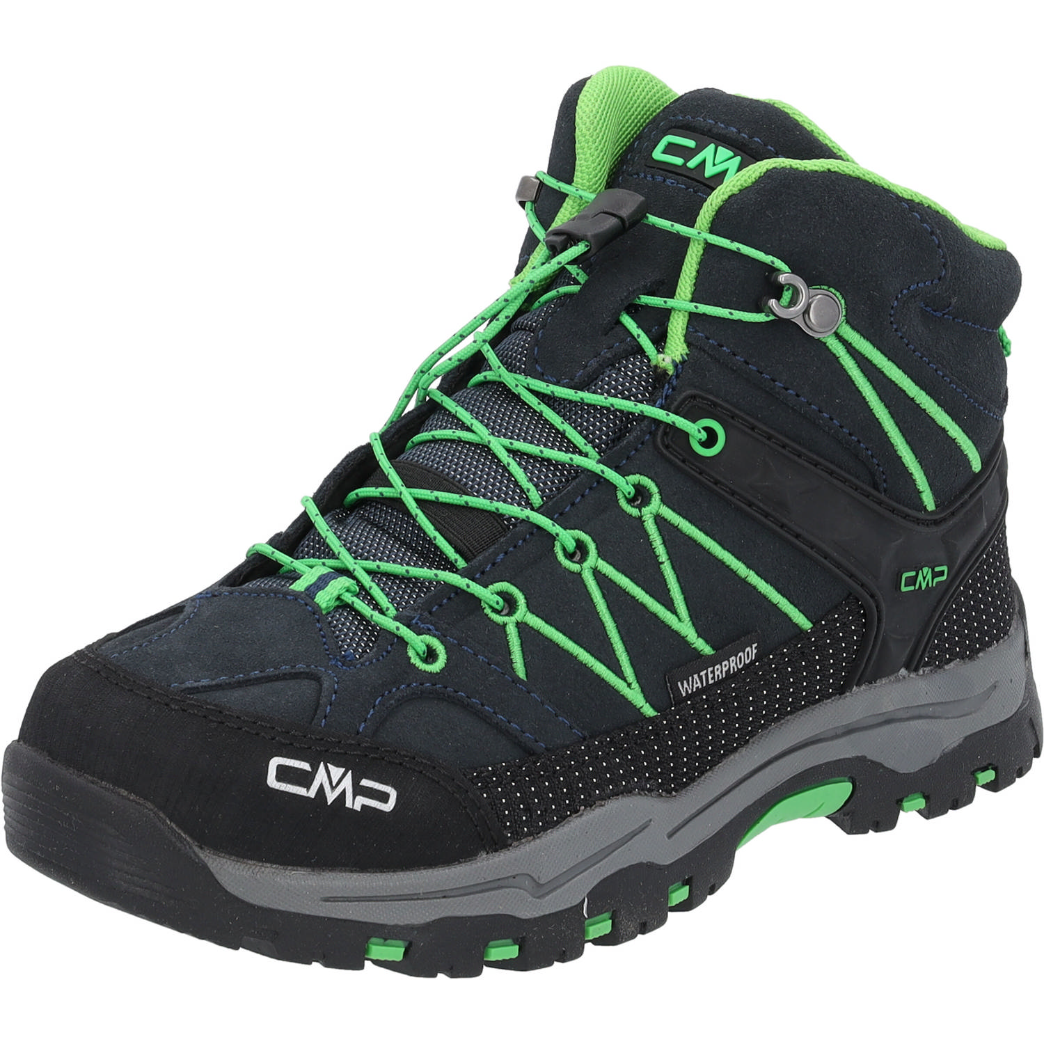 CMP Rigel Mid 3Q12944 M, Wanderstiefel, Kinder, Blue Gecko