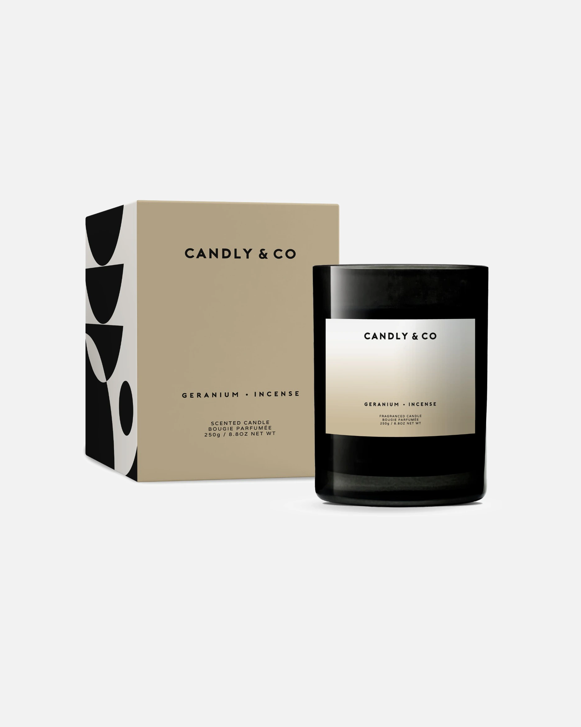 Candly&Co Svijeća br. 1 Geranium/Frankincense
