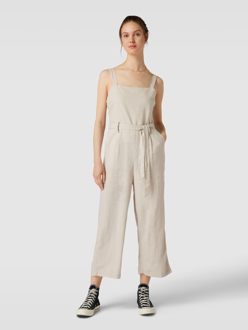 Jumpsuit mit Streifenmuster Modell 'CANYON' in sand