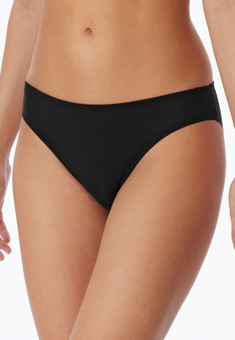 Slip Microfaser Spitze schwarz - Invisible Lace