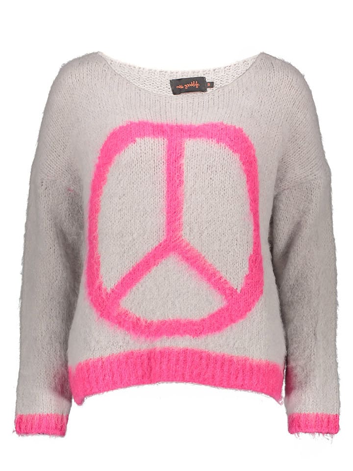 miss goodlife Pullover in Grau/ Pink günstig kaufen
