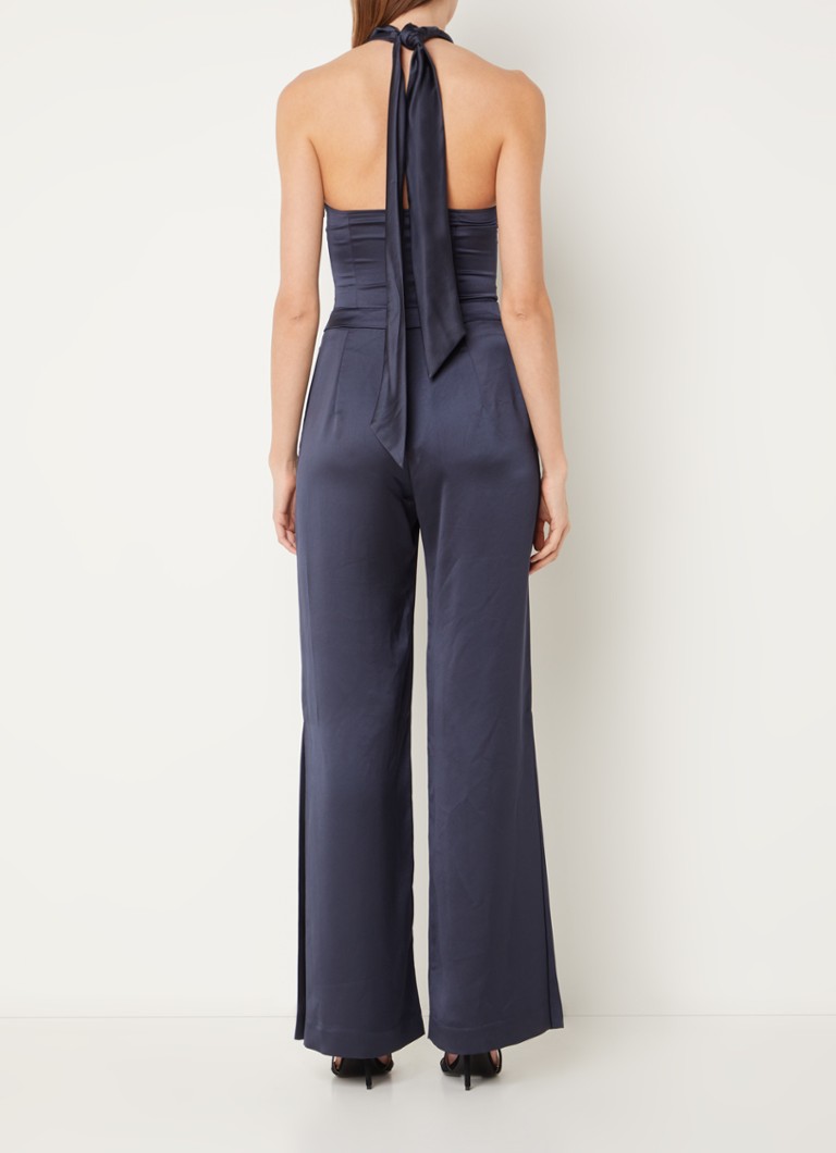 HUGO BOSS Ketania wide fit jumpsuit in satin