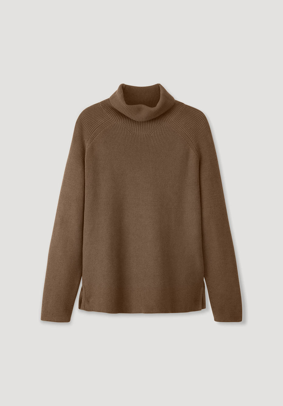 Rollkragenpullover aus reiner Bio-Baumwolle