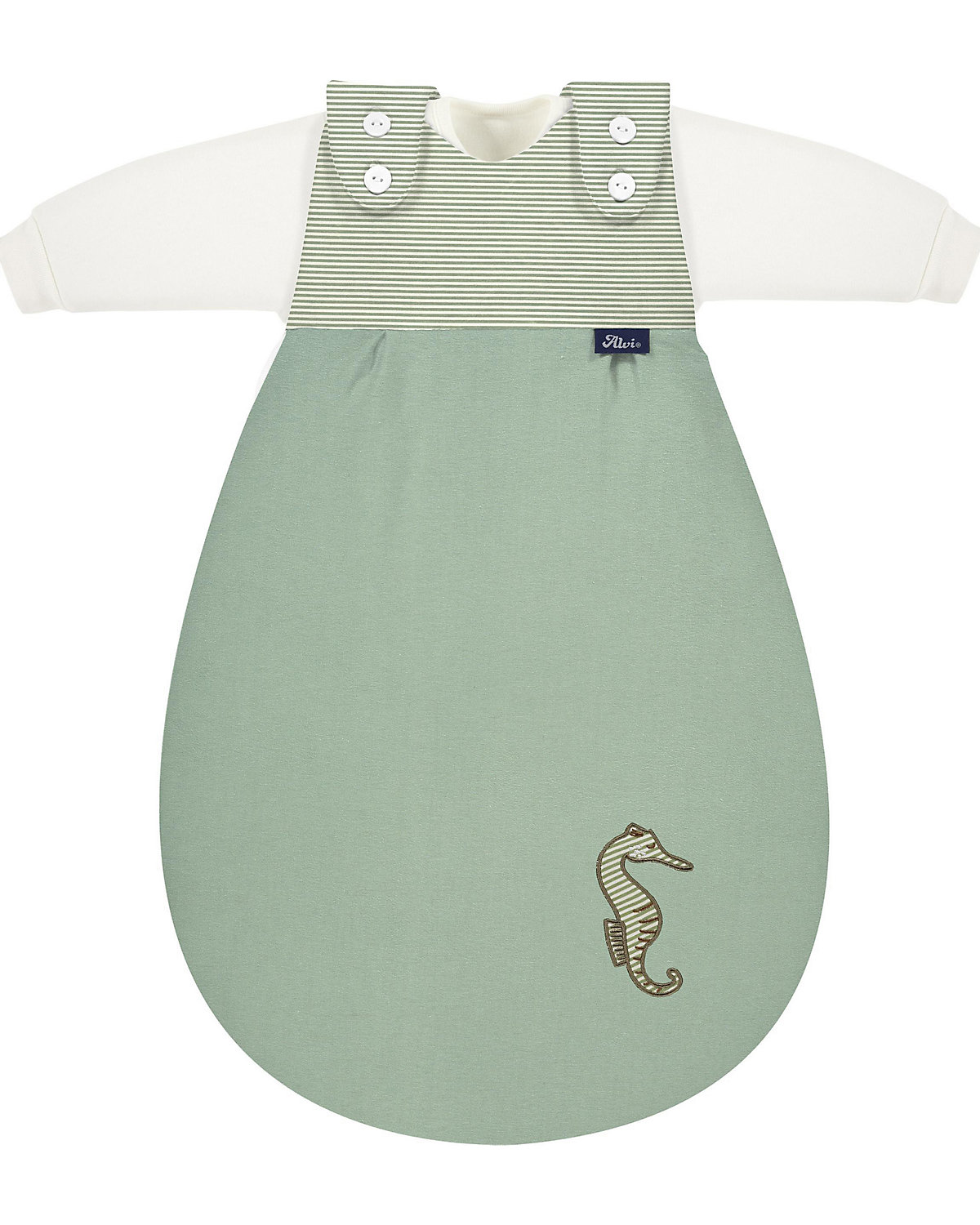 Baby-Mäxchen Schlafsack 3tlg. - TOG 2,5 - Seahorse, 50/56