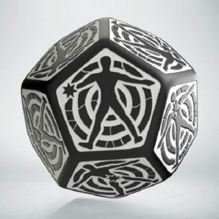 Hit Location Die Black/White D12
