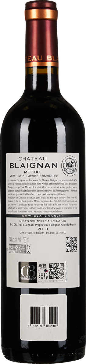 Château Blaignan Château Blaignan Cru Bourgeois 2018