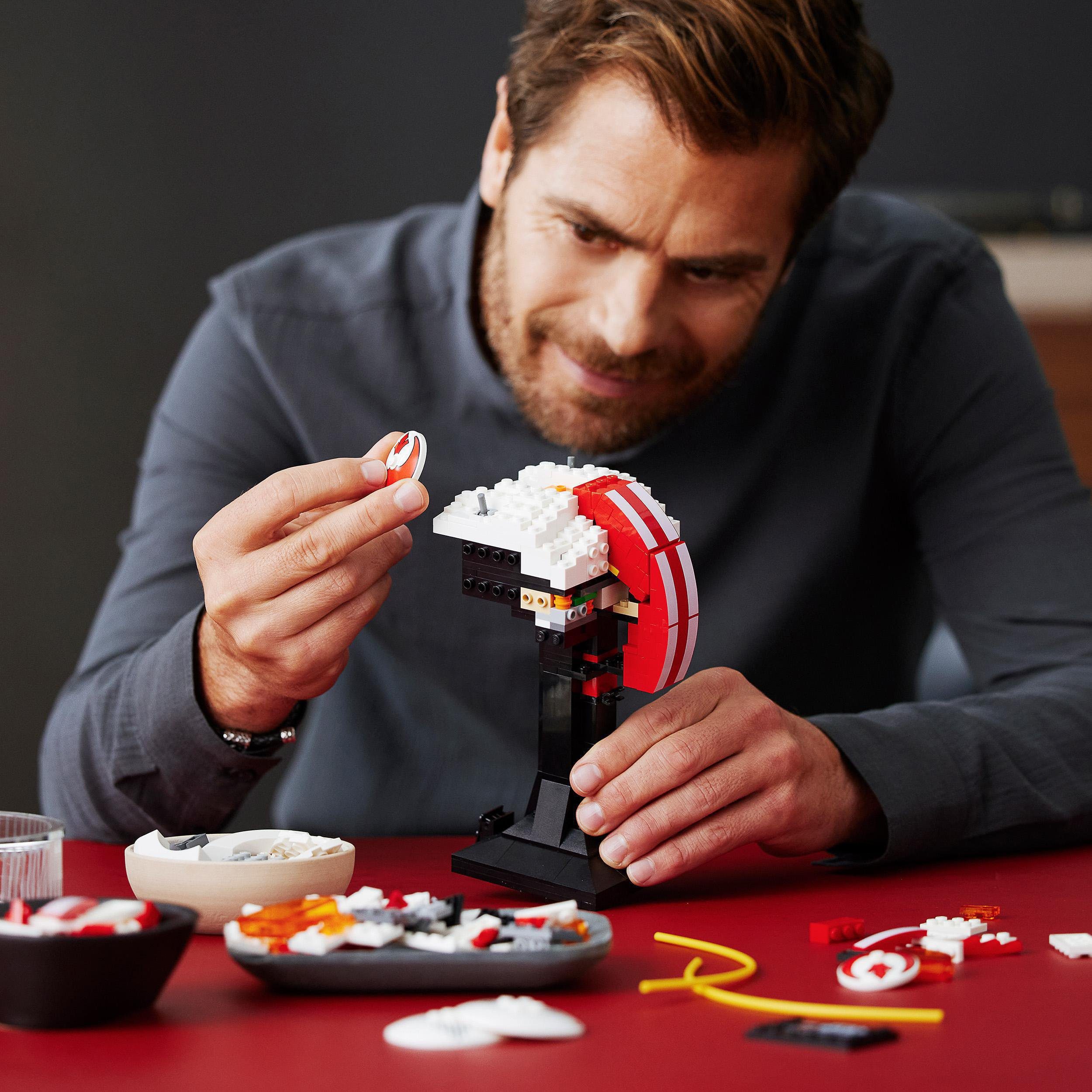 LEGO® Konstruktionsspielsteine Helm von Luke Skywalker™ (Rot Fünf) (75327), LEGO® Star Wars™, (675 St), Made in Europe