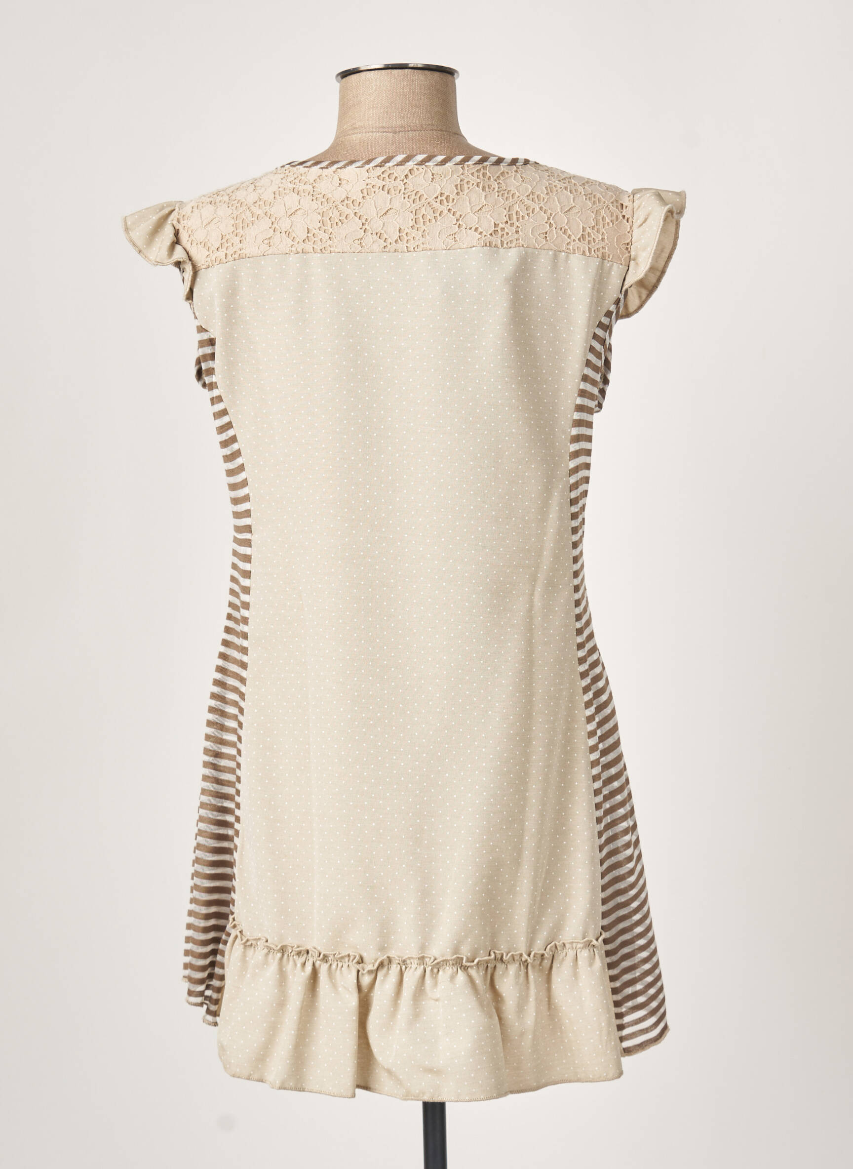 Atlanta Tuniquemanchecourte Femme couleur beige