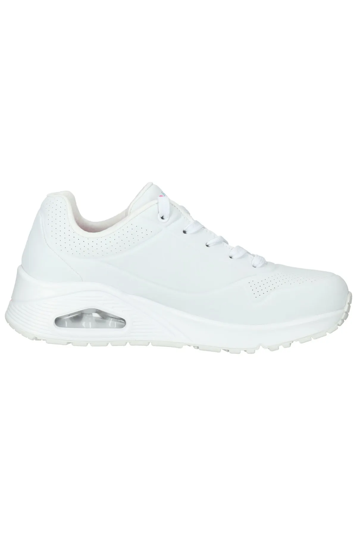 SKECHERS  Sneaker - Weiß - Flacher Absatz