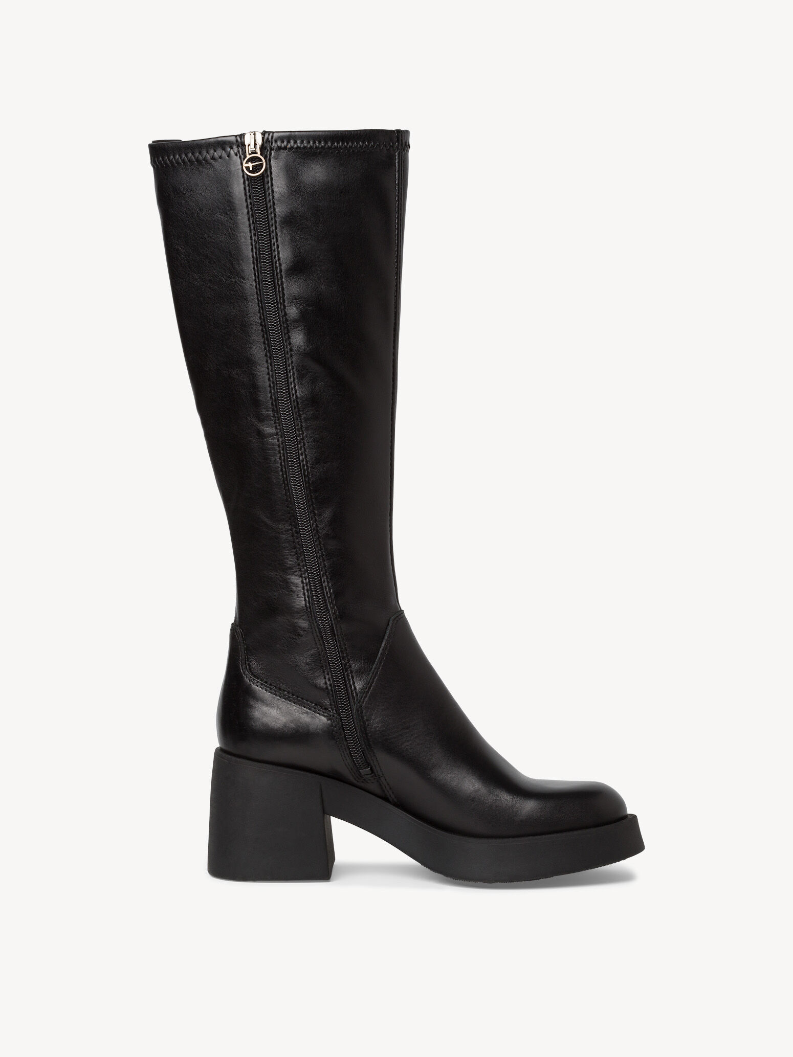Bottes en cuir - noir