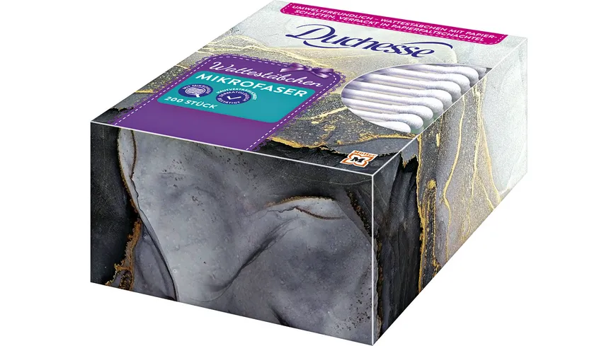 Duchesse Wattestäbchen Mikrofaser, 200 Stück
