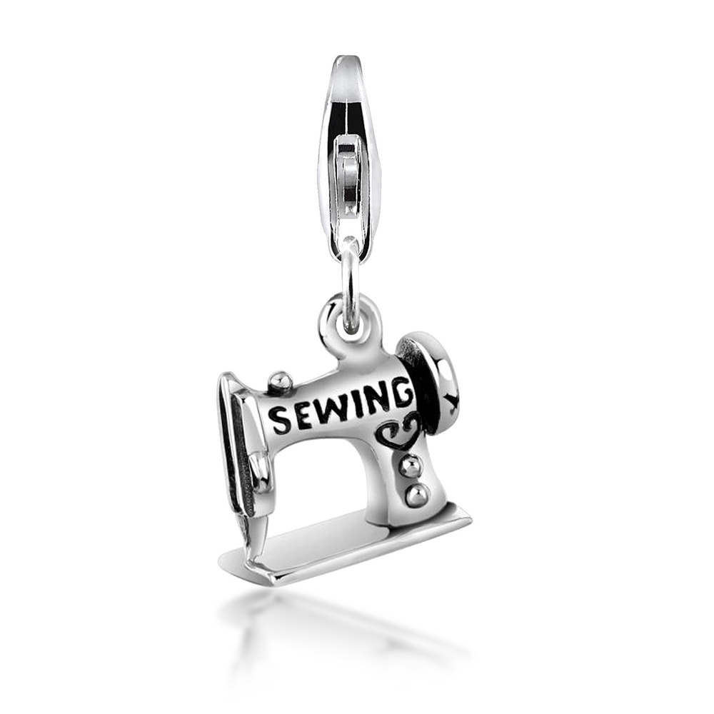 Nenalina Nenalina Amulette Femmes machine à coudre pendentif en argent sterling 925 Pendentif