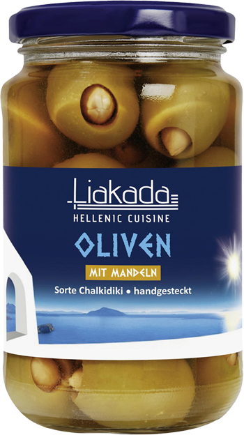 Liakada Grüne Oliven mit Mandeln