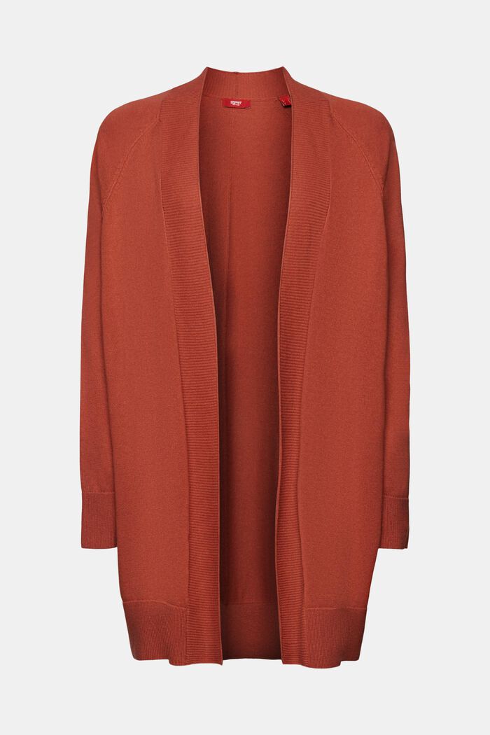Langer, offener Cardigan