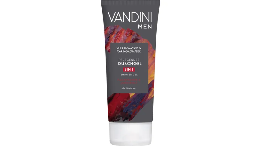VANDINI Men 3in1 Duschgel Vulkanwasser & Caringkomplex 200 ml