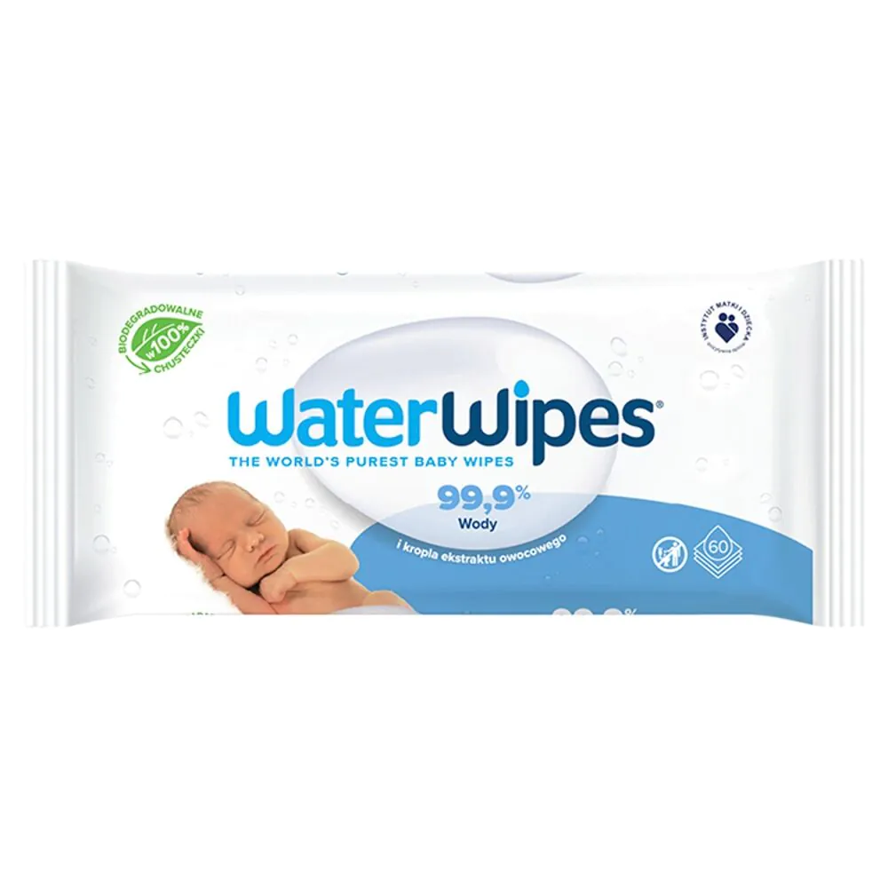 Влажне марамице Water Wipes BIO, 60 ком.