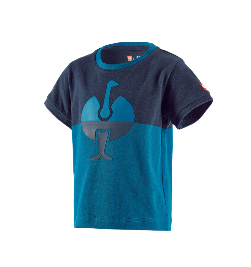 e.s. Piqué-Shirt colourblock, Kinder