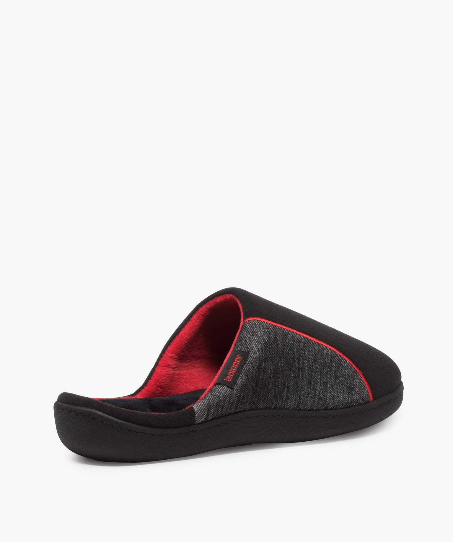 Chaussons homme mules d’intérieur en velours - Isotoner | GEMO