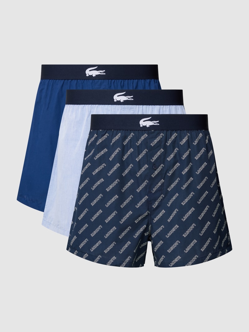 Boxershorts aus Baumwolle im 3er-Pack in blau