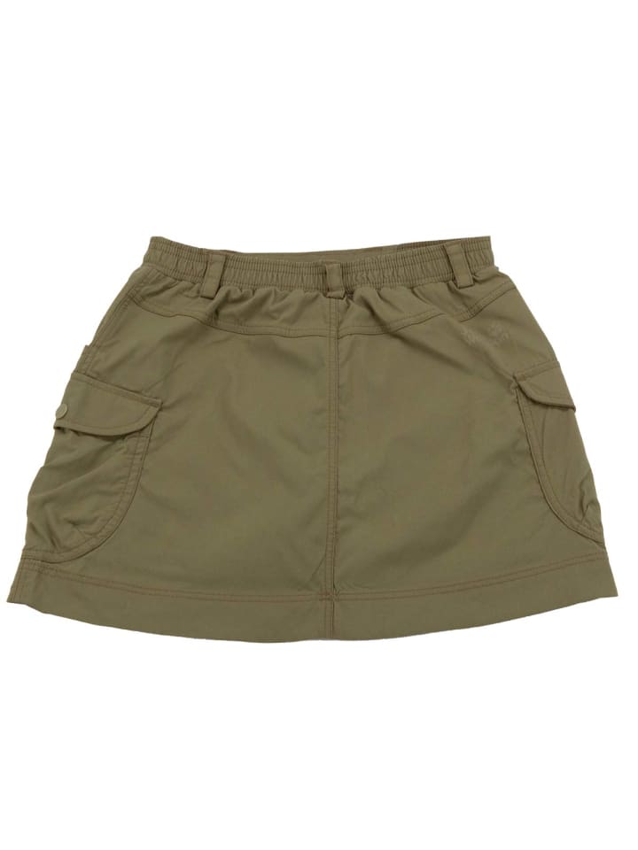 Jack Wolfskin Kleid Röcke Treasure Hunter Skort in Grün günstig kaufen 128