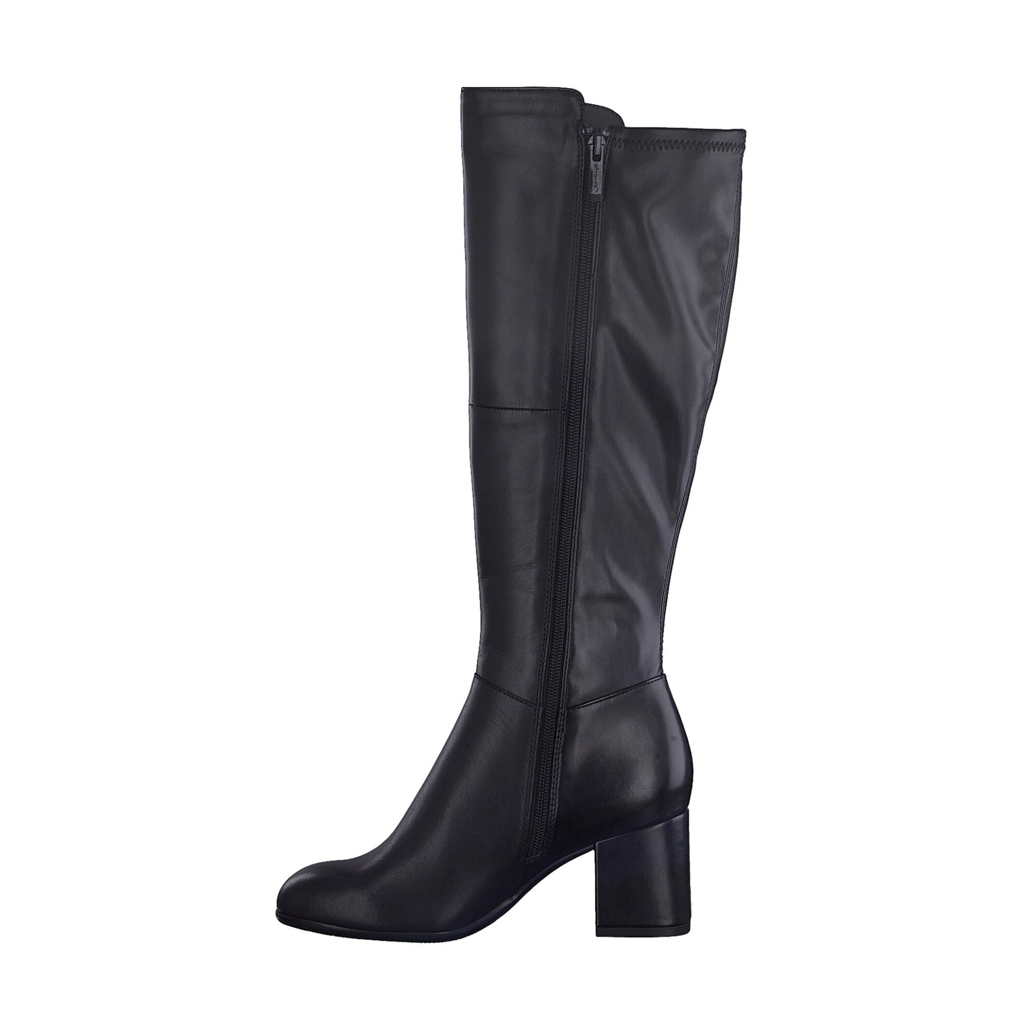 Bottes ajustables mollets dessus cuir