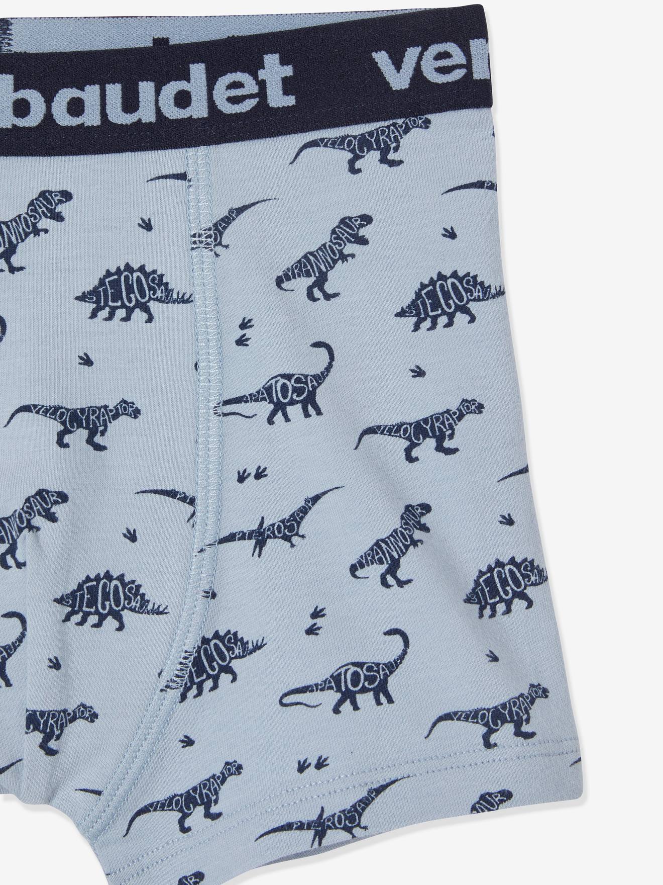 Vertbaudet 5er-Pack Jungen Boxershorts, Dinosaurier Oeko-Tex - farblich sortiert dino