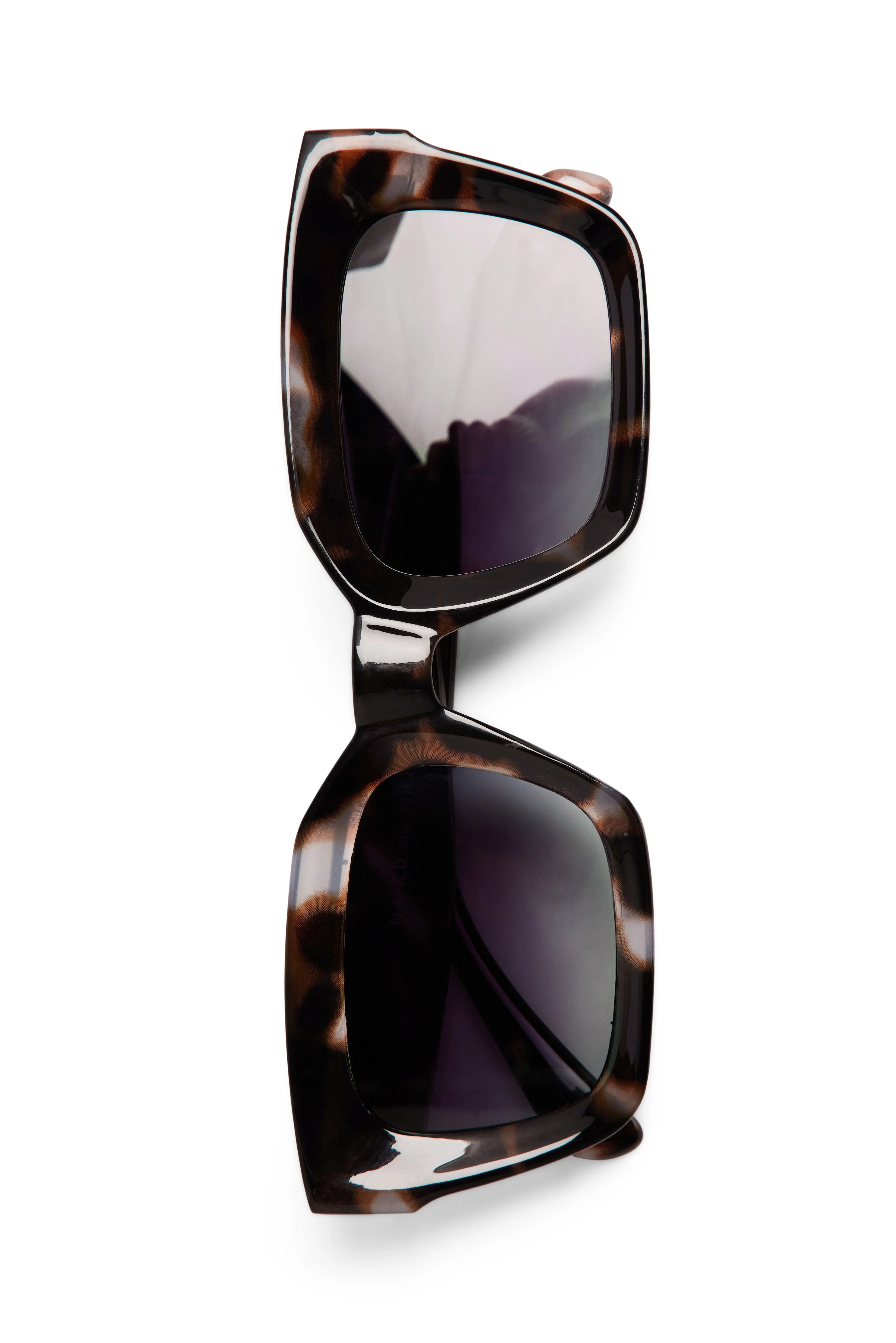 Recycelte Sonnenbrille mit eckigem Rahmen
