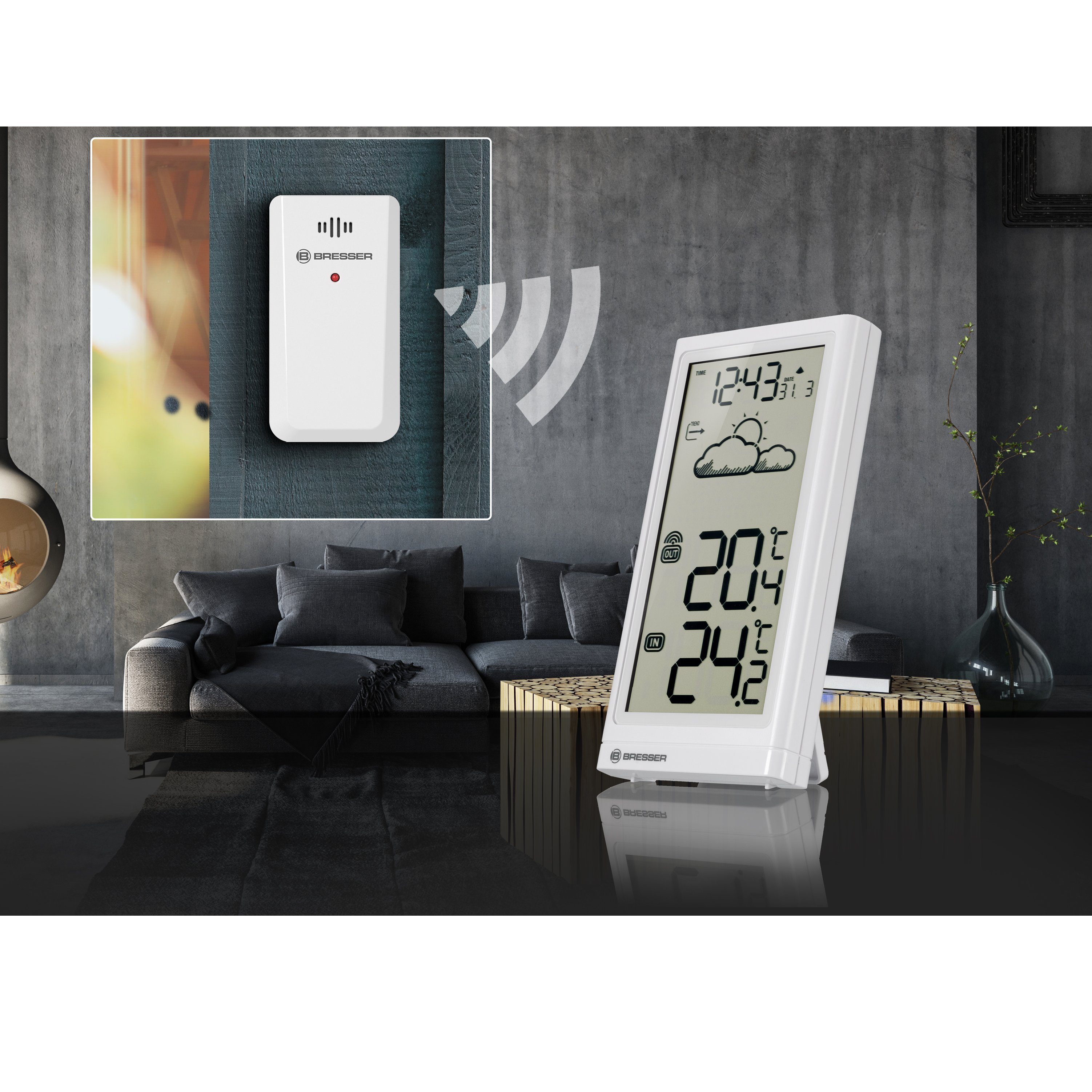 BRESSER Meteo Temp Wetterstation Wetterstation