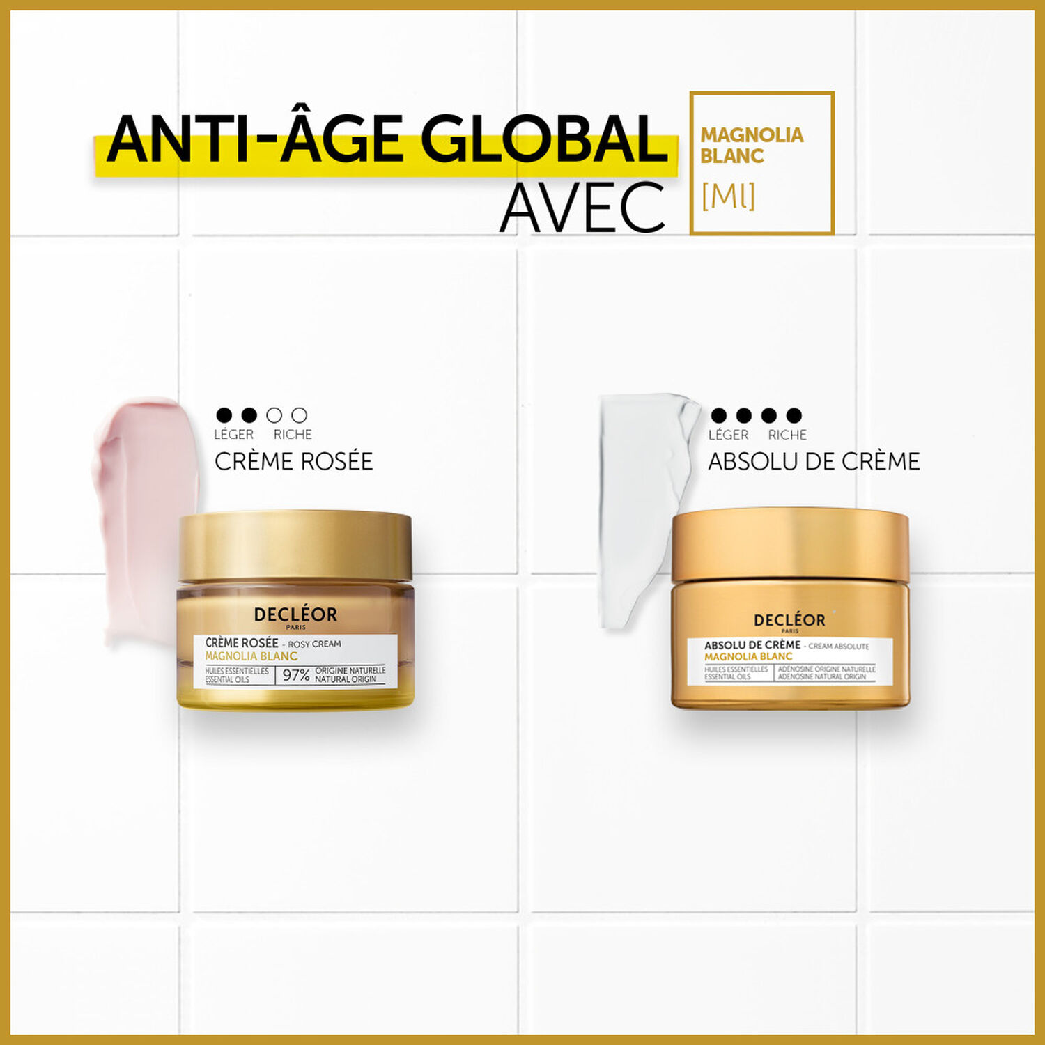 Decléor Magnolia Blanc Crème Rosée Régénérante 50 ml