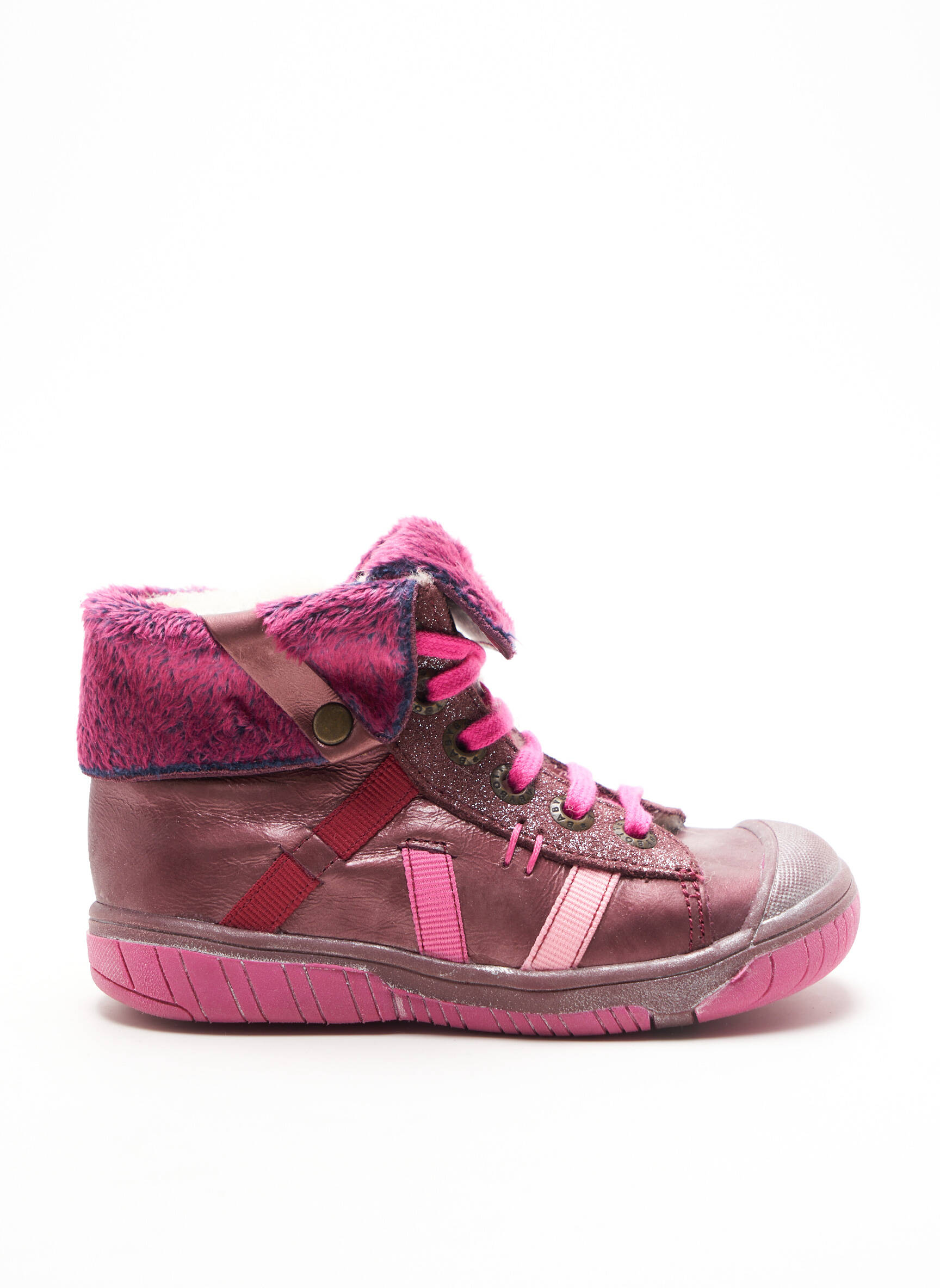 Babybotte Baskets Fille couleur violet