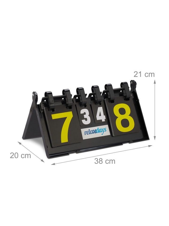 relaxdays Zählgerät in Schwarz günstig kaufen onesize