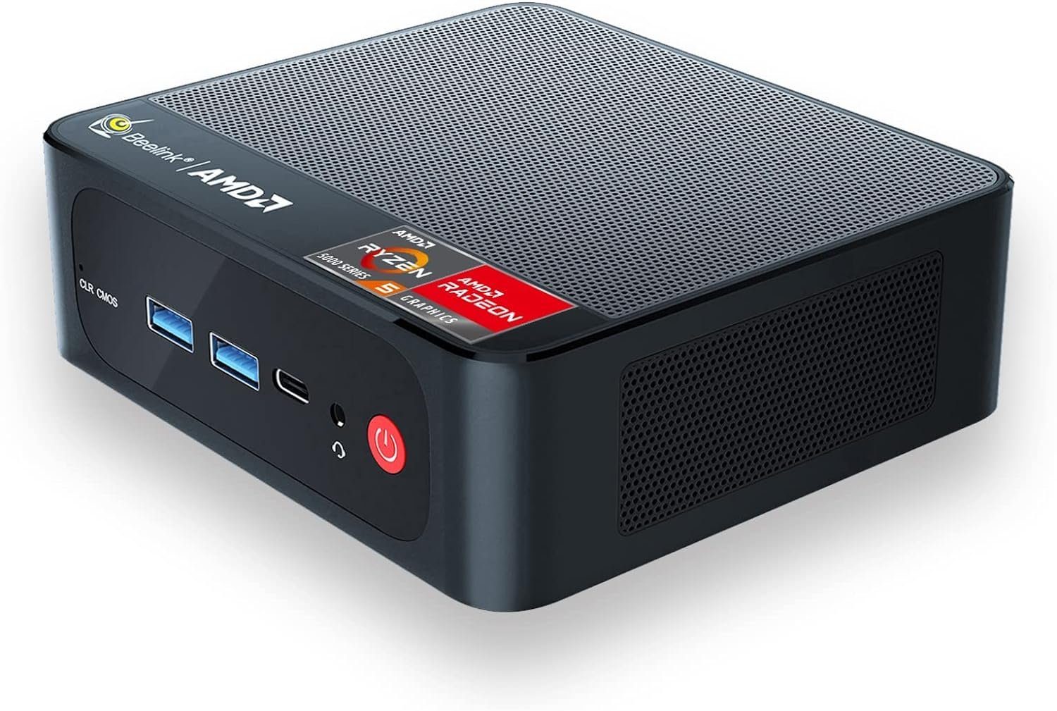 Beelink Mini-PC (AMD Ryzen 5 5500U, ‎Radeo RX Vega Graphics, 16 GB RAM, 1000 GB HDD, Powerful SER5 Mini PC:16GB DDR4, 1TB NVME Triple Displays)