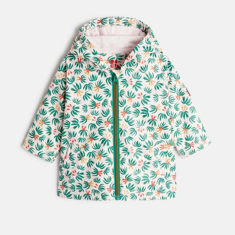 Coupe-vent bébé fille à motifs tropicaux rose Catimini