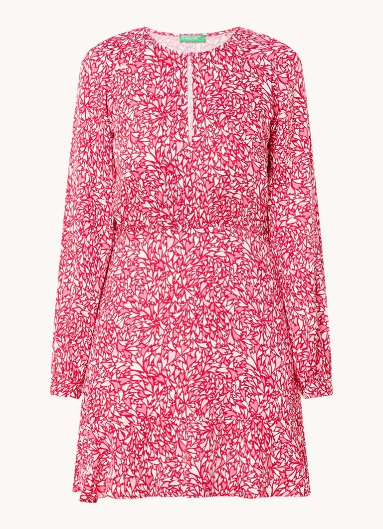 Vestido túnica corto estampado de Benetton