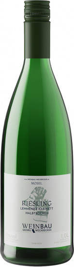 2022 Lehmener Riesling Kabinett halbtrocken 1,0 L - Weinbau Weckbecker