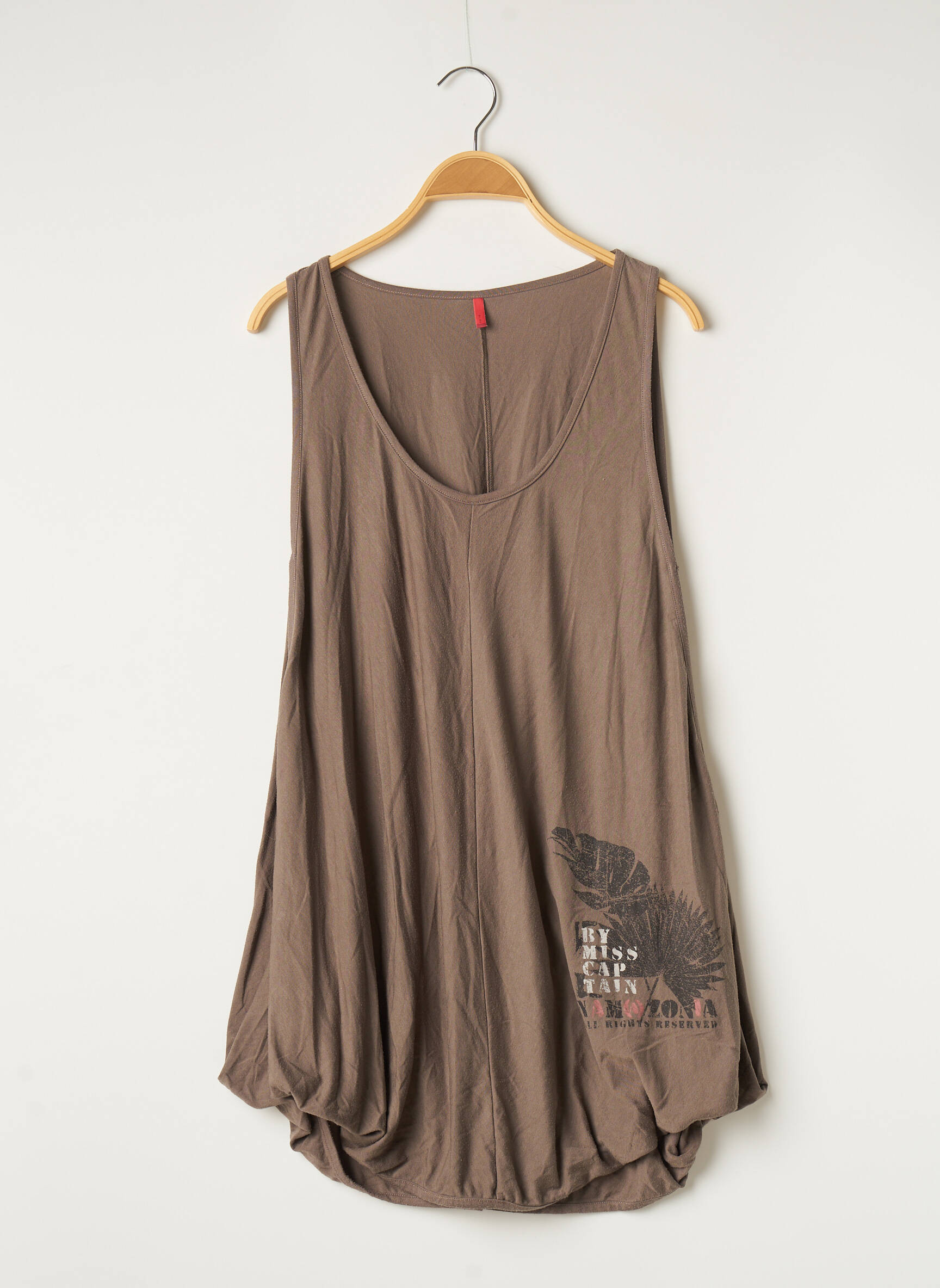Miss Captain Tuniquesansmanche Femme couleur marron