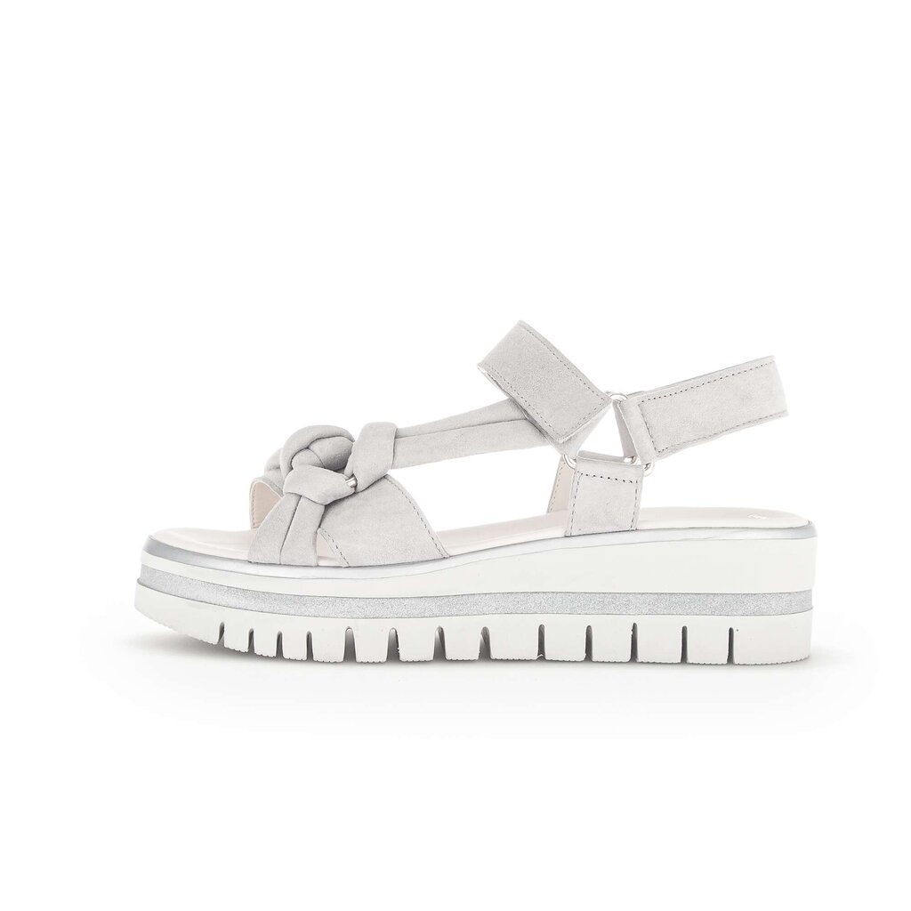 Gabor fashion Plateau Sandale grau